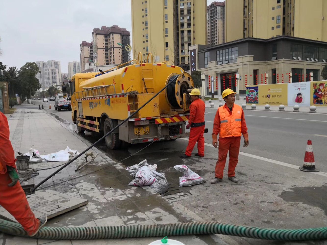 东风排污管道清淤-管道清洗